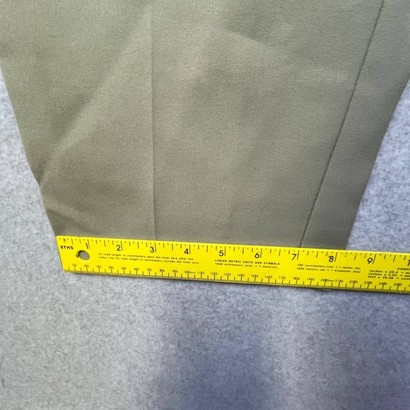 Khaki Pants Women's 34 Straight Leg High Rise Career Casual Stretch 28x29 - Picture 8 of 11